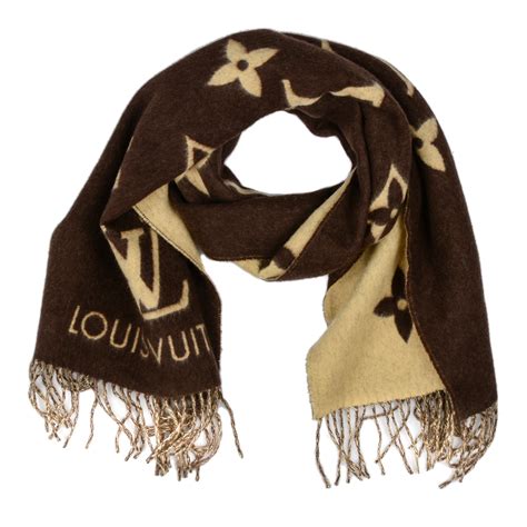 louis vuitton scarf monogram|louis vuitton wool cashmere scarf.